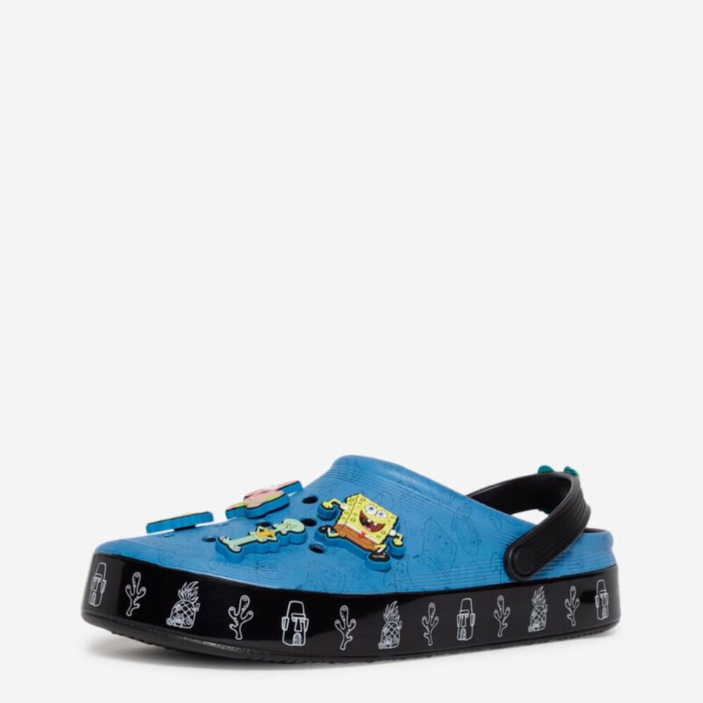 Crocs Off Court Clog SpongeBob SquarePants Mens 209825-001 NEW Sz 9 - Picture 3 of 5